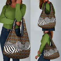 Cameroon Toghu Bamenda Grocery Bag African Traditional Art