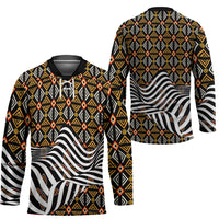 Cameroon Toghu Bamenda Hockey Jersey African Traditional Art