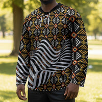 Cameroon Toghu Bamenda Hockey Jersey African Traditional Art