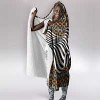 Cameroon Toghu Bamenda Hooded Blanket African Traditional Art