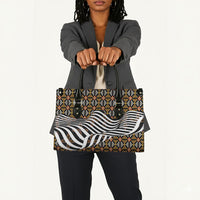 Cameroon Toghu Bamenda Leather Bag African Traditional Art