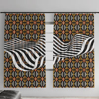 Cameroon Toghu Bamenda Window Curtain African Traditional Art