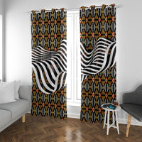 Cameroon Toghu Bamenda Window Curtain African Traditional Art