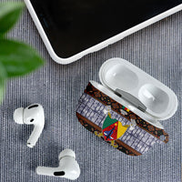 Cameroon Toghu AirPods Case Flag Coat Of Arms - Traditional Bamenda Art