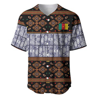 Cameroon Toghu Baseball Jersey Flag Coat Of Arms - Traditional Bamenda Art