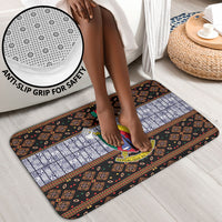 Cameroon Toghu Bathroom Set Flag Coat Of Arms - Traditional Bamenda Art