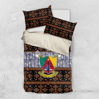 Cameroon Toghu Bedding Set Flag Coat Of Arms - Traditional Bamenda Art
