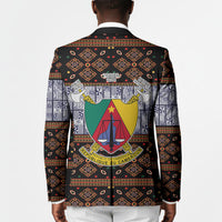 Cameroon Toghu Blazer Flag Coat Of Arms - Traditional Bamenda Art