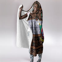 Cameroon Toghu Hooded Blanket Flag Coat Of Arms - Traditional Bamenda Art