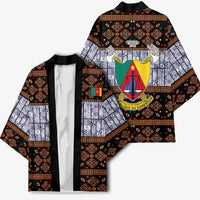 Cameroon Toghu Kimono Flag Coat Of Arms - Traditional Bamenda Art