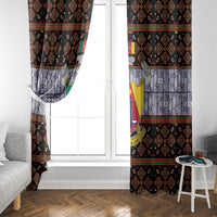 Cameroon Toghu Window Curtain Flag Coat Of Arms - Traditional Bamenda Art