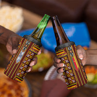 Cameroon Toghu 4 in 1 Can Cooler Tumbler Vibrant Bamenda Tribal - Authentic African Folk Art