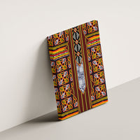 Cameroon Toghu Canvas Wall Art Vibrant Bamenda Tribal - Authentic African Folk Art