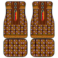 Cameroon Toghu Car Mats Vibrant Bamenda Tribal - Authentic African Folk Art