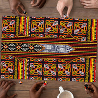 Cameroon Toghu Puzzle Vibrant Bamenda Tribal - Authentic African Folk Art
