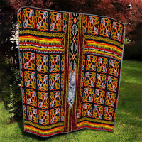 Cameroon Toghu Quilt Vibrant Bamenda Tribal - Authentic African Folk Art