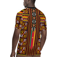 Cameroon Toghu Rugby Jersey Vibrant Bamenda Tribal - Authentic African Folk Art