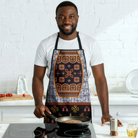 Cameroon Toghu Ethnic Heritage Apron Traditional Bamenda Embroidery Style - African Tribal Motifs