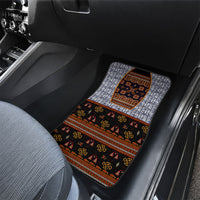 Cameroon Toghu Ethnic Heritage Car Mats Traditional Bamenda Embroidery Style - African Tribal Motifs