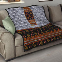 Cameroon Toghu Ethnic Heritage Quilt Traditional Bamenda Embroidery Style - African Tribal Motifs