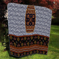 Cameroon Toghu Ethnic Heritage Quilt Traditional Bamenda Embroidery Style - African Tribal Motifs