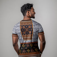 Cameroon Toghu Ethnic Heritage T shirt Traditional Bamenda Embroidery Style - African Tribal Motifs