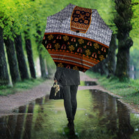 Cameroon Toghu Ethnic Heritage Umbrella Traditional Bamenda Embroidery Style - African Tribal Motifs
