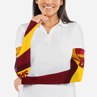 Personalized Spain Football Arm Sleeves Spanish Soccer Team Flag Bull Mascot