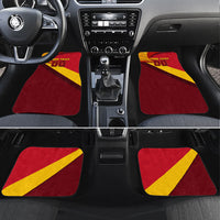 Personalized Spain Football Car Mats Spanish Soccer Team Flag Bull Mascot