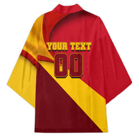 Personalized Spain Football Kimono Spanish Soccer Team Flag Bull Mascot