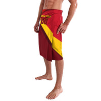 Personalized Spain Football Lavalava Spanish Soccer Team Flag Bull Mascot