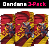 Spain Football Neck Gaiter Spanish Soccer Team Flag Bull Mascot