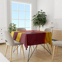 Spain Football Tablecloth Spanish Soccer Team Flag Bull Mascot