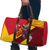 Spain Football Travel Bag Spanish Soccer Team Flag Bull Mascot