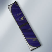 Personalized Spain Football Auto Sun Shade Fear the Bull Soccer Mascot Marble Art