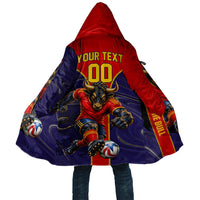 Personalized Spain Football Cloak Fear the Bull Soccer Mascot Marble Art