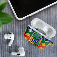 Personalized South Africa Football Springbok AirPods Case Bafana Bafana Rainbow Nation Flag Colors