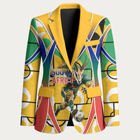 Personalized South Africa Football Springbok Blazer Bafana Bafana Rainbow Nation Flag Colors