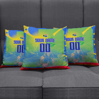 Personalized South Africa Football Pillow Cover Springbok Champion Soccer Mascot Protea