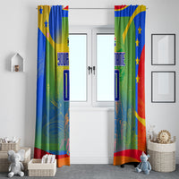 Personalized South Africa Football Window Curtain Springbok Champion Soccer Mascot Protea