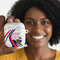 Personalized Haiti Football Trogon Bird AirPods Case Les Grenadiers National Flag Art Caribbean