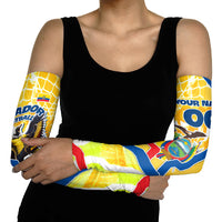Personalized Ecuador Football Condor Mascot Arm Sleeves Golden Wings of La Tri