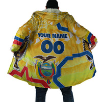 Personalized Ecuador Football Condor Mascot Cloak Golden Wings of La Tri