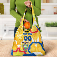 Personalized Ecuador Football Condor Mascot Grocery Bag Golden Wings of La Tri