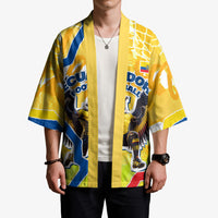 Personalized Ecuador Football Condor Mascot Kimono Golden Wings of La Tri