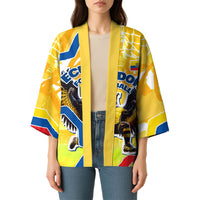 Personalized Ecuador Football Condor Mascot Kimono Golden Wings of La Tri