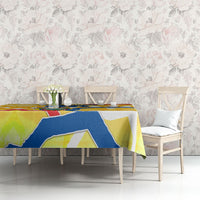 Personalized Ecuador Football Condor Mascot Tablecloth Golden Wings of La Tri