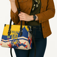 Personalized Ecuador Football Leather Bag Condor Vintage Grunge National Pride Soccer Mascot