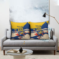 Personalized Ecuador Football Pillow Cover Condor Vintage Grunge National Pride Soccer Mascot