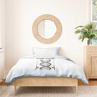 Fishing DNA Bedding Set Colorful Fish Illustrations on White Scale For Fisherman - Wonder Print Shop